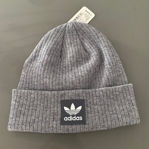 BRAND NEW WITH TAGS Heather Grey Adidas Beanie